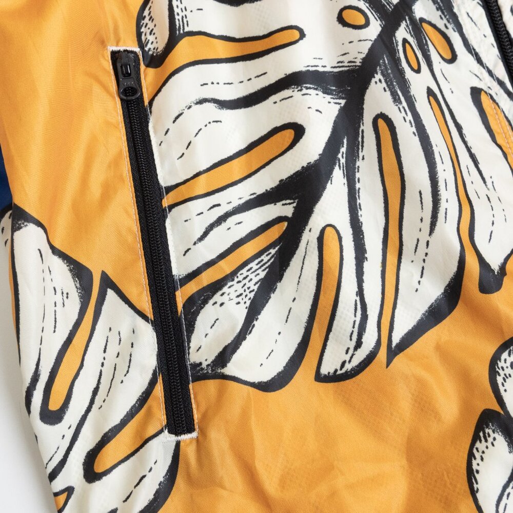 Adidas x Farm Rio Windbreaker Jacket Tropical Print Monstera Pineapple - Picture 10 of 16